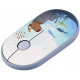 Миша 2Е MF300 CAPYBARA:SWIM Silent WL BT, синій