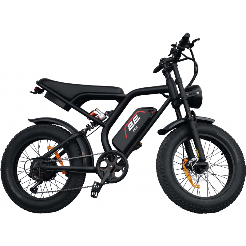 Електровелосипед EB11 20", червоно-чорний