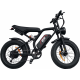 Електровелосипед EB11 20", червоно-чорний