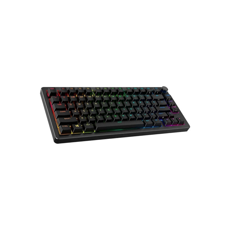 Клавіатура механічна HyperX Alloy Rise 75key, Red, USB-A/WL/BT, RGB, чорний 91Y91AA