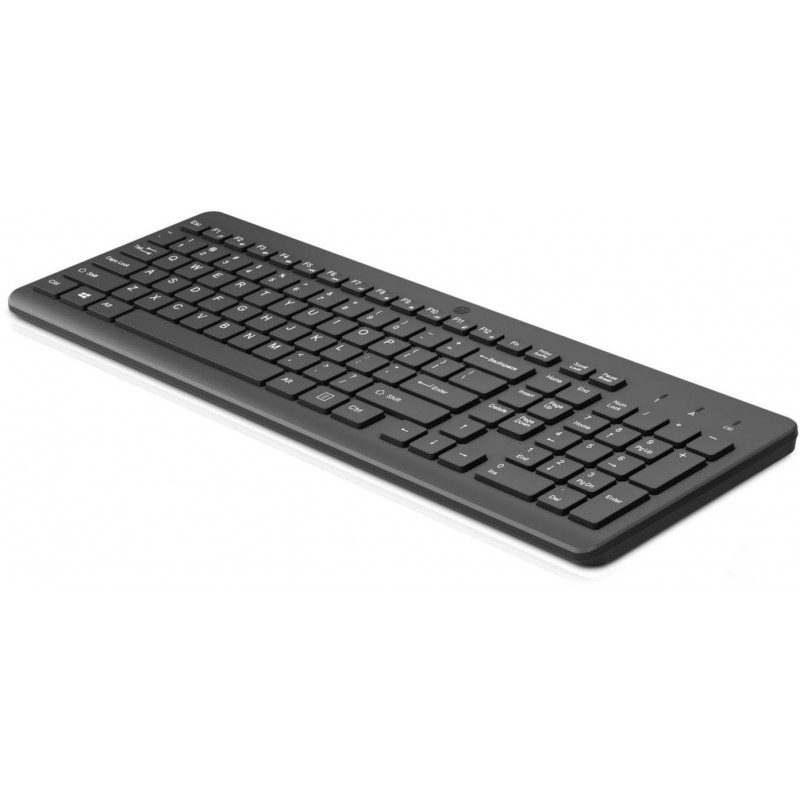 Клавіатура мембранна HP 220, 104key, WL, чорний 805T2AA