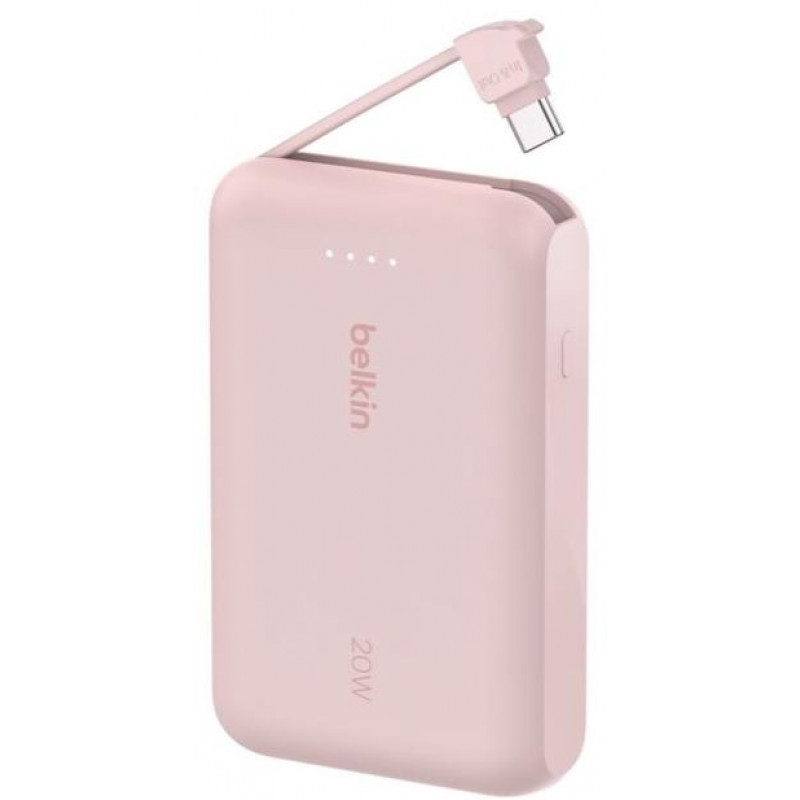 Акумулятор портативний літій-іонний Power Bank Belkin 10000мА·год, рожевий BPB021HQPK