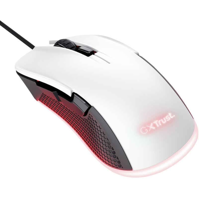 Миша Trust GXT 922 Ybar Illuminated, USB-A, білий 24730_TRUST
