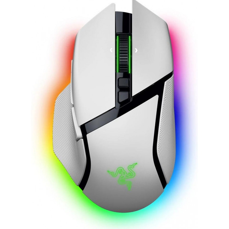 Миша Razer Basilisk V3 Pro 35K, RGB, USB-A/WL/BT, білий RZ01-05240200-R3G1