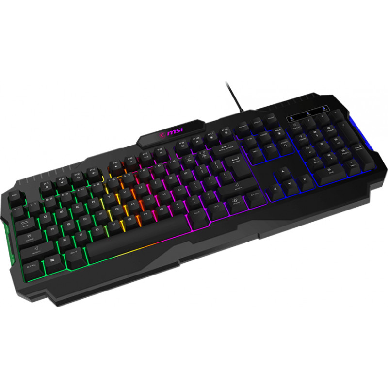 Клавіатура MSI FORGE GK100 104key, чорний S11-04UA221-HH9