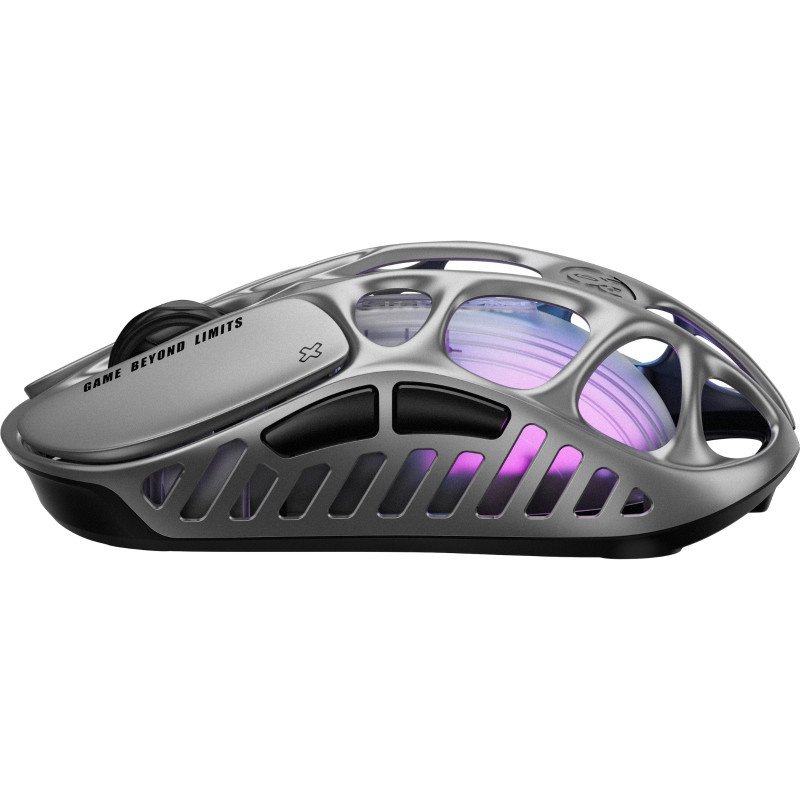 Миша GravaStar Mercury X, BT/WL/USB-A, RGB, сірий GSX_GRY