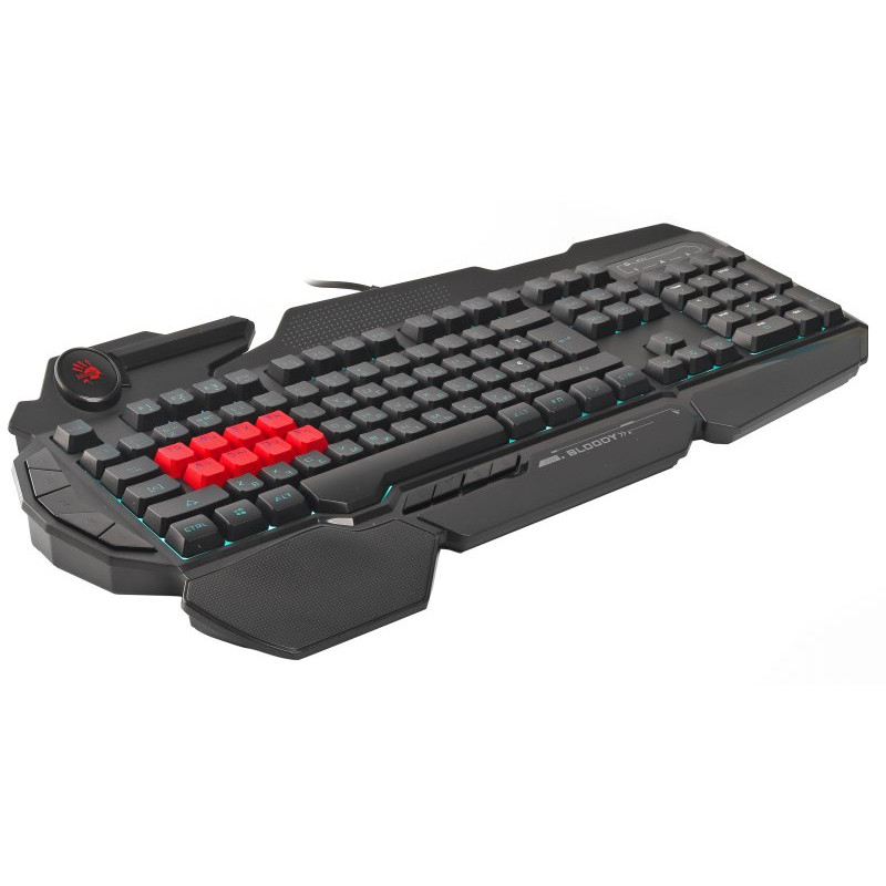 Ігрова клавіатура A4Tech Bloody B318 LK Black, чорна,USB