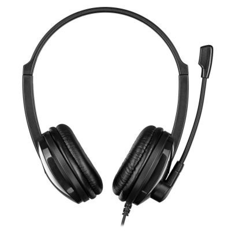 Гарнітура On-ear 2E CH12 USB, omni-mic, 2м, чорний 2E-CH12SU