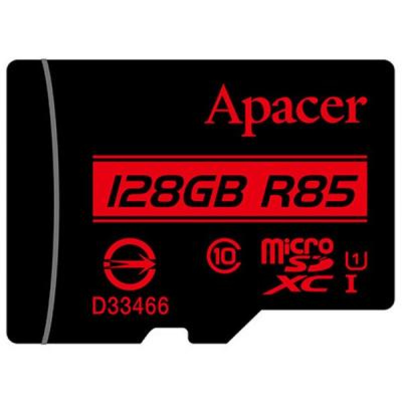 Карта пам'яті microSDXC (UHS-1) Apacer 128GB class 10 (adapter SD)