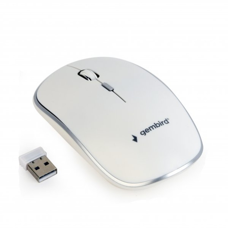 Миша Gembird MUSW-4B-01-W