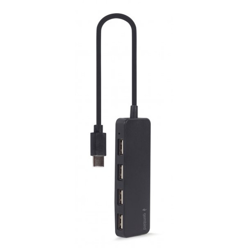 Хаб Gembird Type-C на 4 порти USB 2.0 UHB-CM-U2P4-01