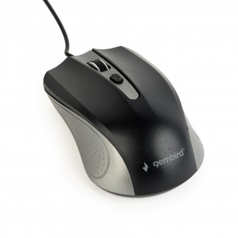 Миша Gembird MUS-4B-01-GB, USB, сіро-чорний
