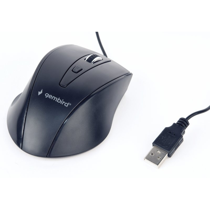 Миша Gembird MUS-4B-02, USB, чорний