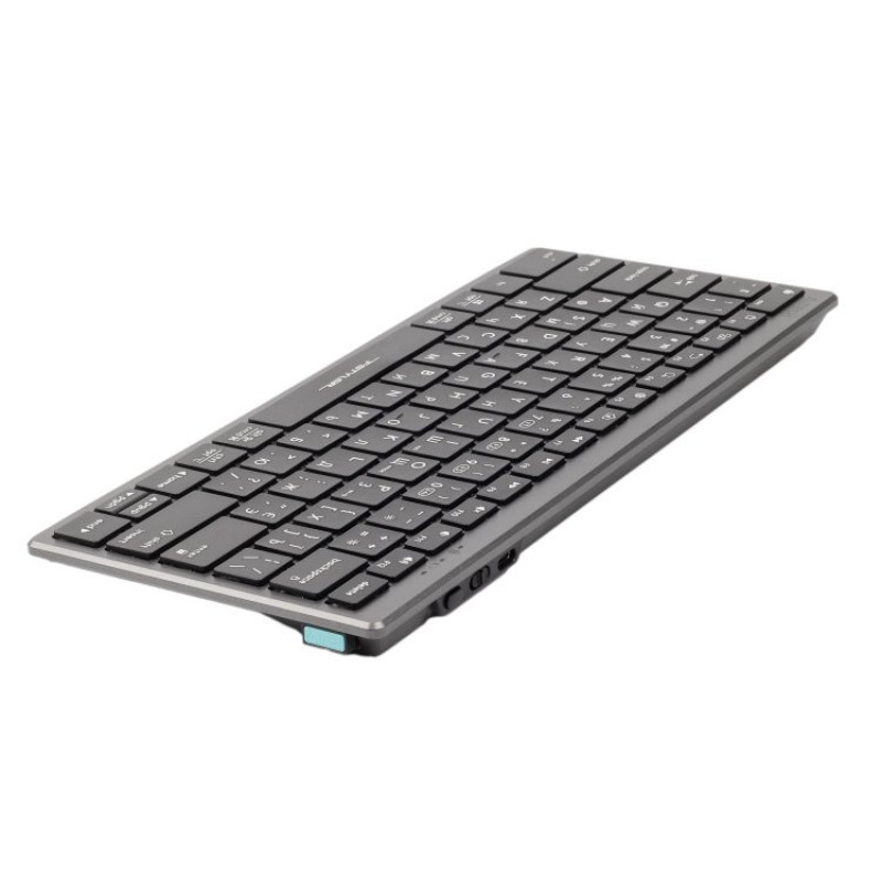 Клавіатура A4-Tech Fstyler FBX51C бездротовa, сіра