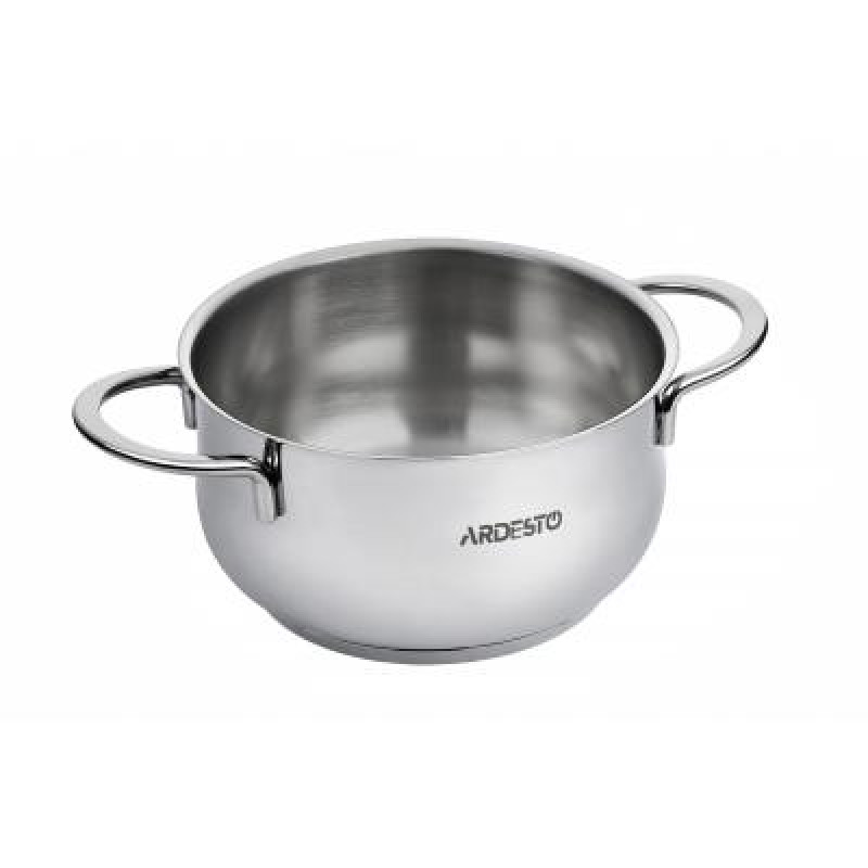 Каструля зі скляною кришкою Ardesto Black Mars, 2.3л, нержавіюча сталь AR0723S