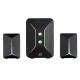 Акустична система 2E PCS301 RGB, 2.1, USB, Black