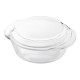 Форма для запікання з кришкою Ardesto BLACK MARS, кругла, 1.5 л (AR2406BG)