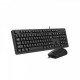 Комплект клавіатура+мишка KK-3+OP-330S, USB, Чорна