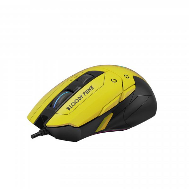 Миша ігрова A4Tech W70 Max Bloody, жовта, Bloody