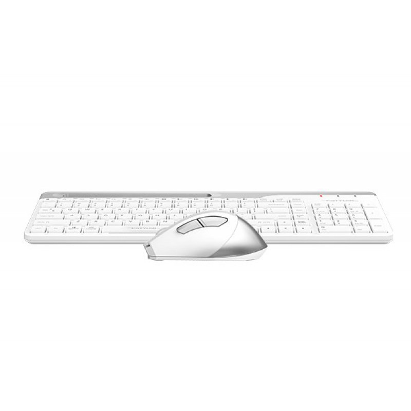 Комплект A4Tech Fstyler FB2535C клавіатура з мишою , USB,білий