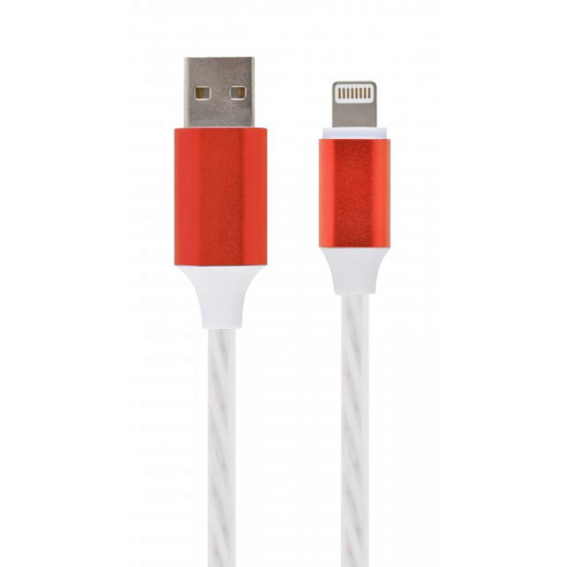 Кабель Cablexpert CC-USB-8PLED-1M, USB 2.0 А-папа/Lightning, 1.0 м.