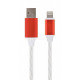 Кабель Cablexpert CC-USB-8PLED-1M, USB 2.0 А-папа/Lightning, 1.0 м.