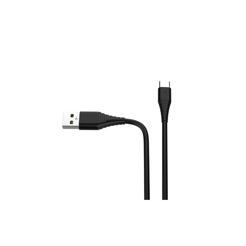 Мережевий зарядн. прист. Colorway 1USB Quick Charge 3.0 (18W) + cable Type C Black (CW-CHS013QCC-BK)