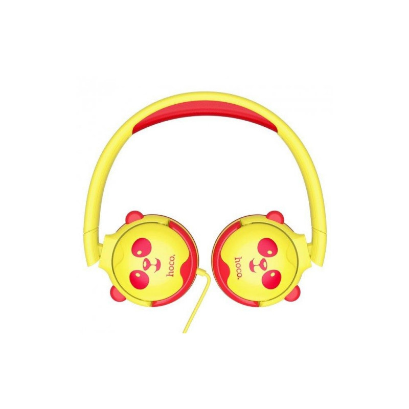 Навушники Hoco W31 Cheerful Wired Headphones Yellow