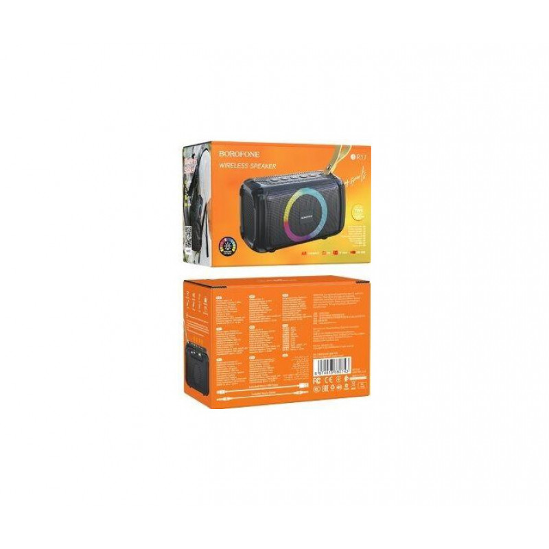 Колонка Borofone BR17 Cool Sports BT speaker Black