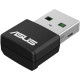 WiFi-адаптер ASUS USB-AX55 nano AX1800 USB 3.0 WPA3 MU-MIMO OFDMA 90IG06X0-MO0B00