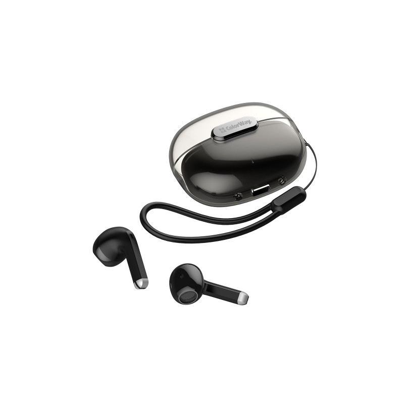 Навушники СolorWay Slim TWS-2 Earbuds Black