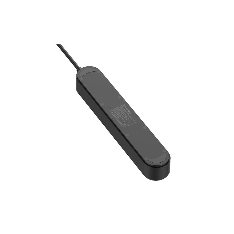 Мережевий фільтр-подовжувач СolorWay 4 розетки/4USB (Type-C PD20W + 3USB QC3.0) (45W) Black 2M