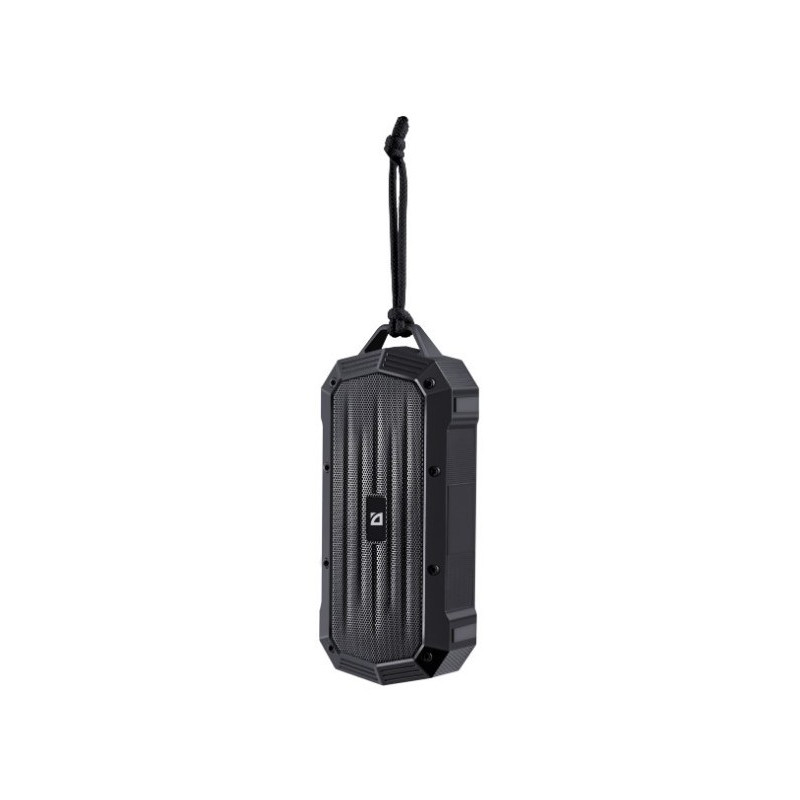 Портативна акустика DEFENDER (65039)Octagon 5Вт, FM/microSD/USB/TWS, чорний