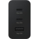 Зарядний пристрій мережевий Samsung 65Вт 2xUSB-С PD PPS/USB-A, чорний EP-T6530NBEGEU