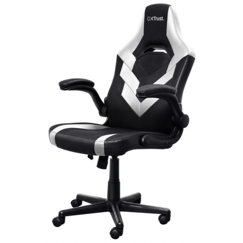 Крісло Trust GXT703W Riye, шкіра, Foldable Armrests, білий 25130_TRUST
