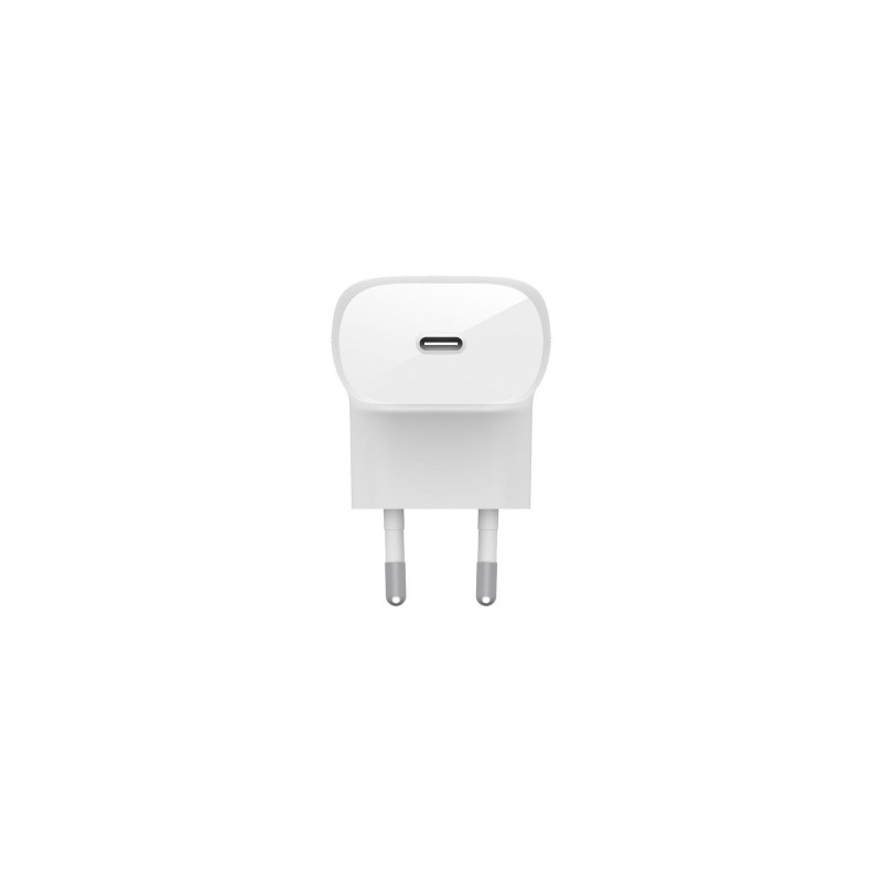 Зарядний пристрій мережевий Belkin 30Вт USB-С GAN PD PPS, білий WCA005VFWH