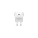 Зарядний пристрій мережевий Belkin 30Вт USB-С GAN PD PPS, білий WCA005VFWH