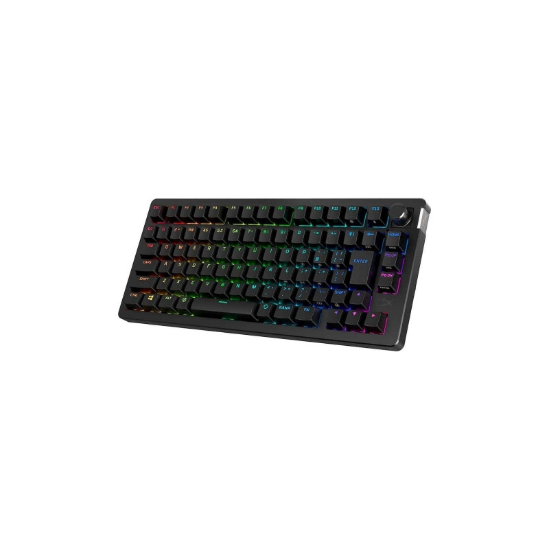 Клавіатура механічна HyperX Alloy Rise 75key, Red, USB-A/WL/BT, RGB, чорний 91Y91AA