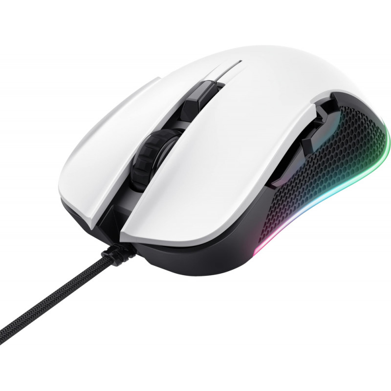 Миша Trust GXT 922 Ybar Illuminated, USB-A, білий 24730_TRUST