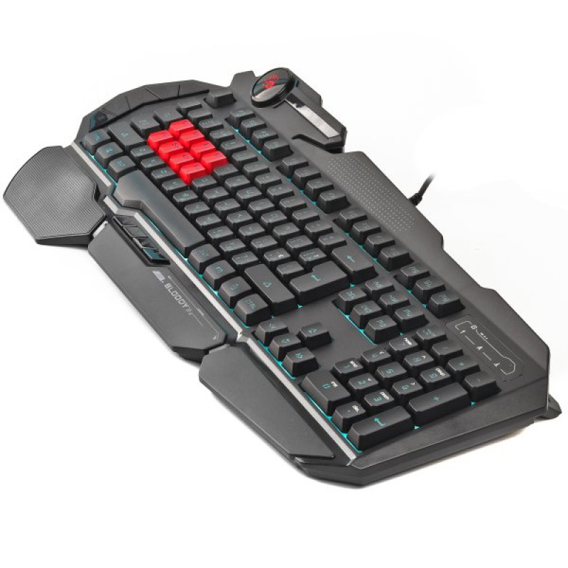 Ігрова клавіатура A4Tech Bloody B318 LK Black, чорна,USB
