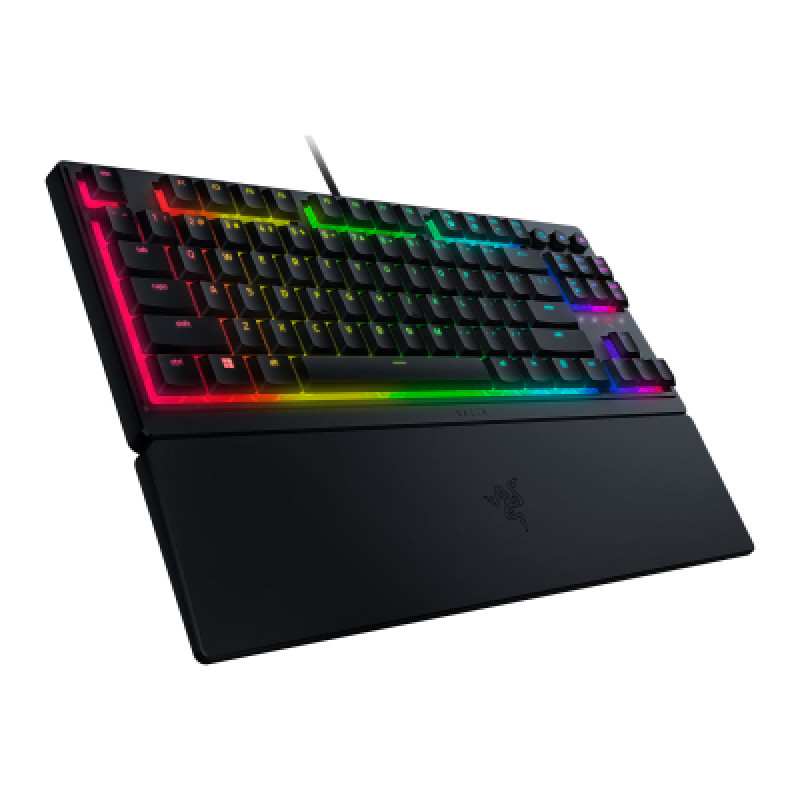 Клавіатура Razer Ornata V3 TKL RGB 84key Mecha-Membrane Switch USB-A UKR, чорний RZ03-04881800-R371