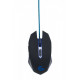 Ігрова миша Gembird MUSG-001-B, USB інтерфейс, синій
