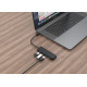 Хаб Gembird UHB-CM-U3P4P-01 на 4 порти USB 3.1