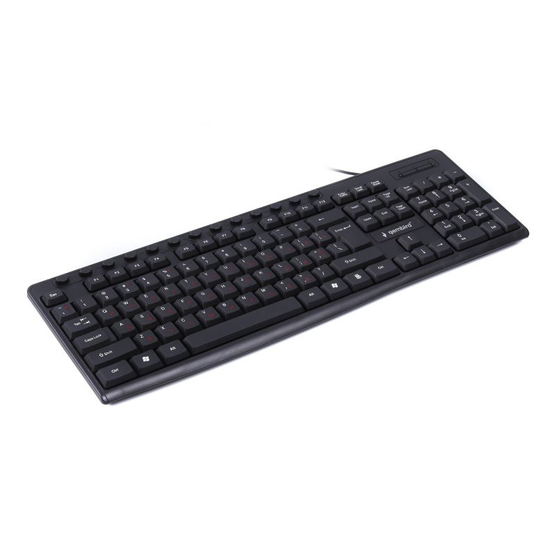 Клавіатура Gembird KB-UM-107-UA, українська розкладка, USB, чорний