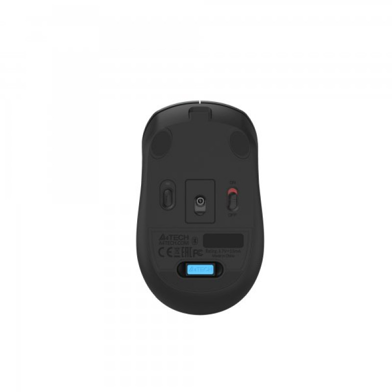 Миша бездротова A4Tech Fstyler FB26CS Air2 (Smoky Grey), сірий+чорний