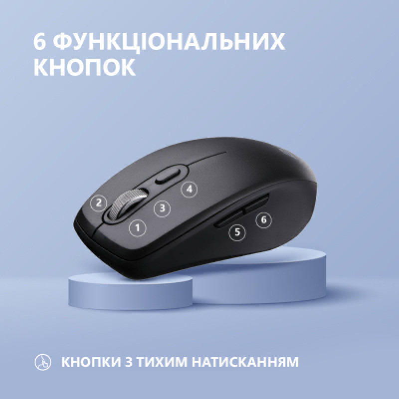 Миша 2E MF225 Silent WL BT Black
