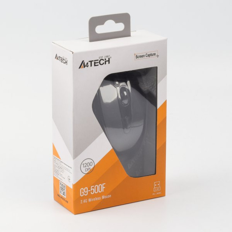 Миша A4Tech G9-500F-1 V-Track, бездротова, чорна