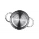 Каструля зі скляною кришкою Ardesto Black Mars, 2.3л, нержавіюча сталь AR0723S