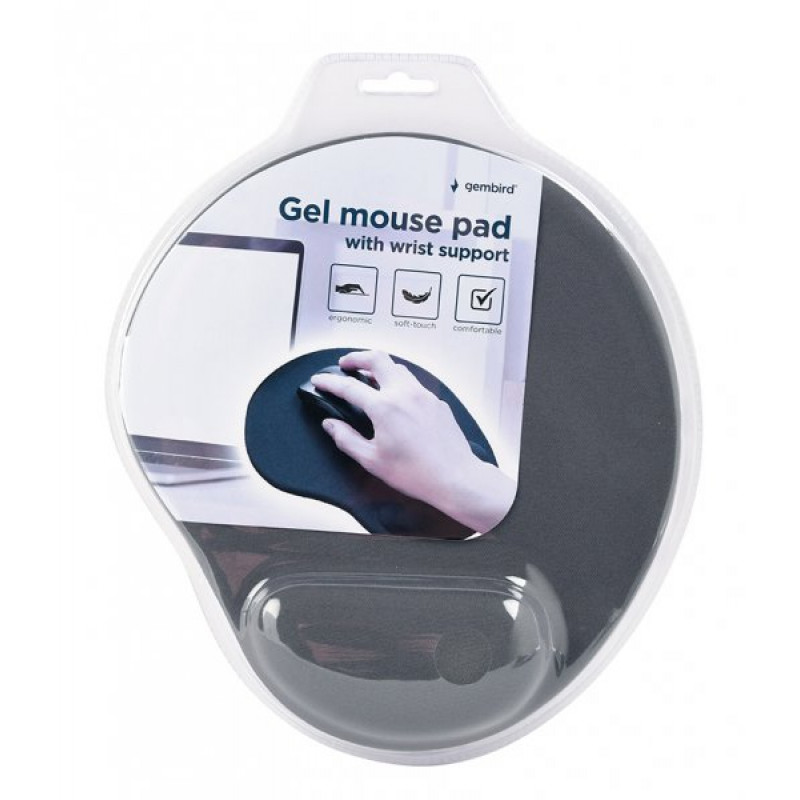 Килимок для мишки GembirdMP-GEL-G, сірий