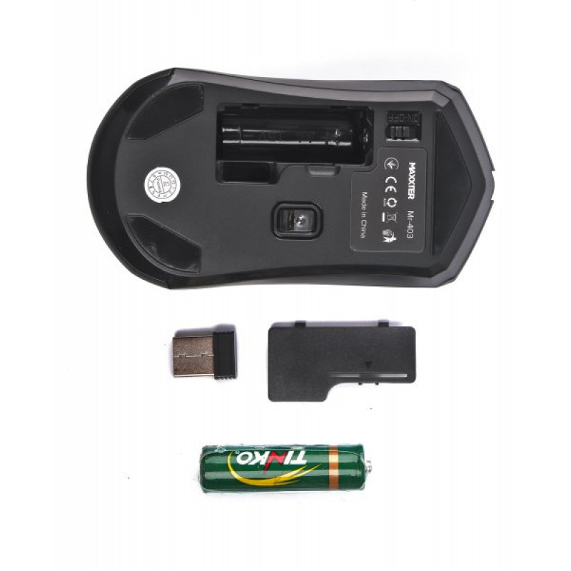 Миша Mr-403, оптична, 1600 DPI, USB, чорна